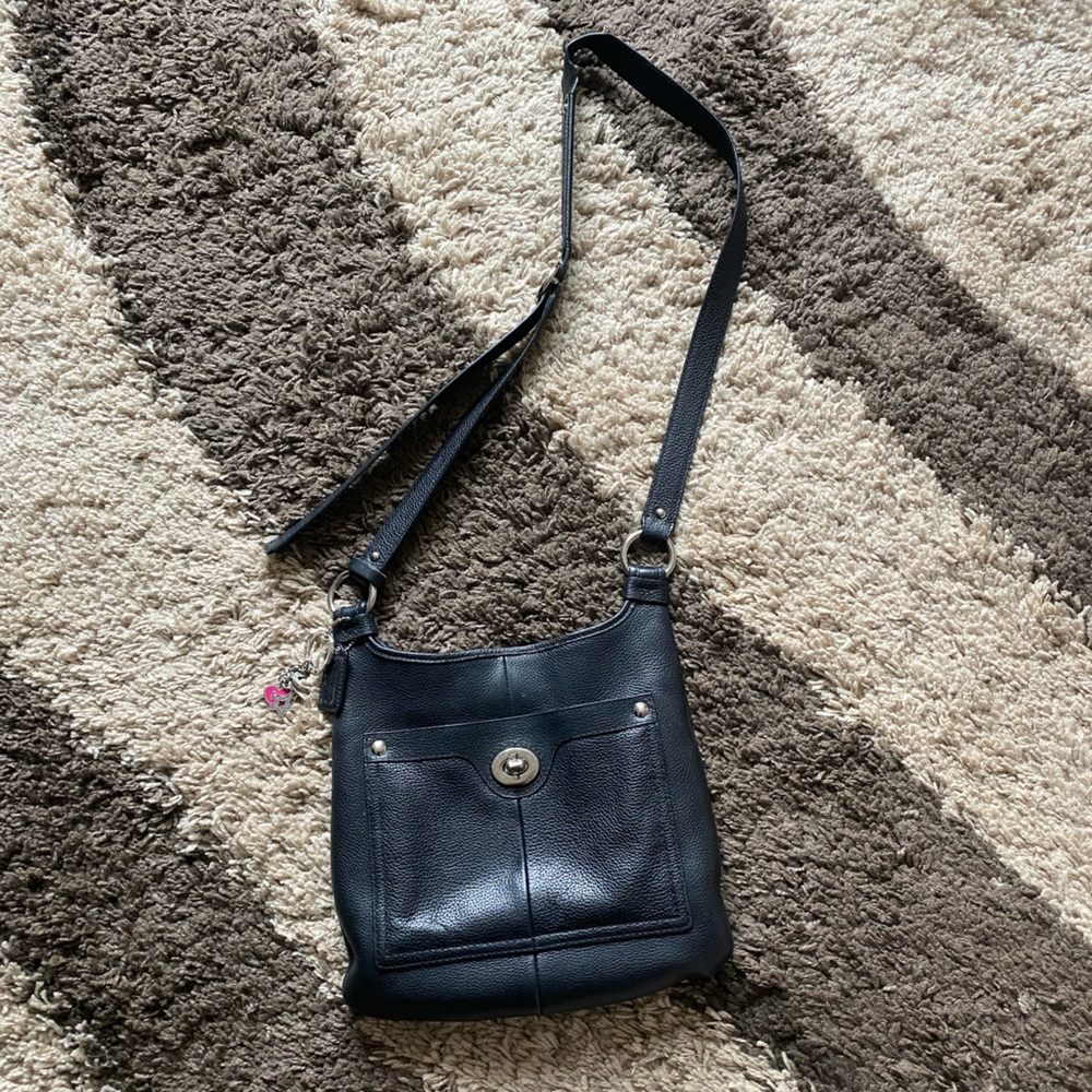 Black Coach Crossbody Purse